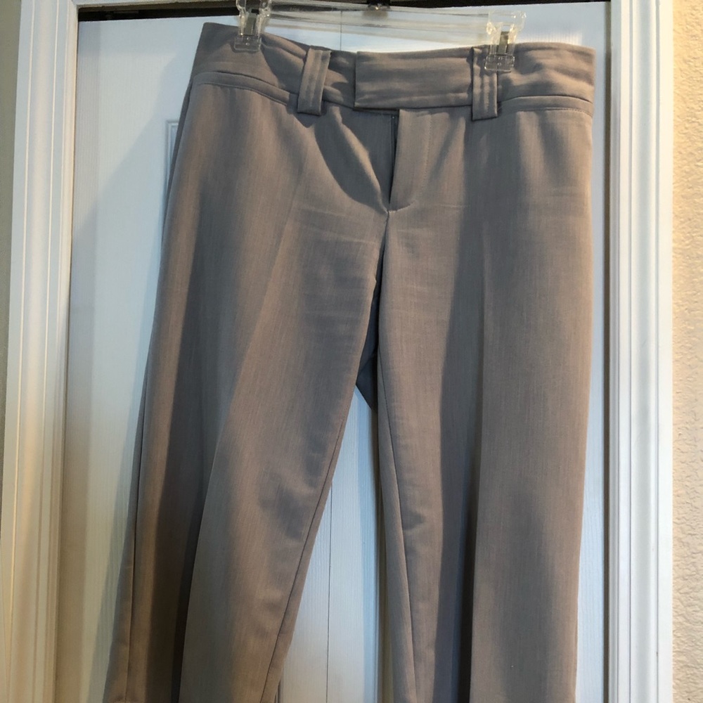 Cropped gray dress slack